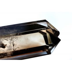 Rauchcitrin-Tantrische Zwillinge-Fächer-Phantome-DEVA Rainbows-Energiekristall (Goldenes Licht der Weisheit)