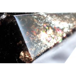 MORION-Rauchquarz-DEVA-Rainbow-Fenster-Schamanen-Energiekristall (Schutz vor negativen Kräften, großer Meditationsstein)