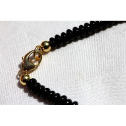 Onyx-Linsen, glatt-Energie-Armband (Lebensfreude)