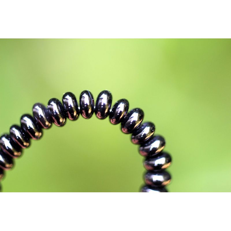 Onyx-Linsen, glatt-Energie-Armband (Lebensfreude)