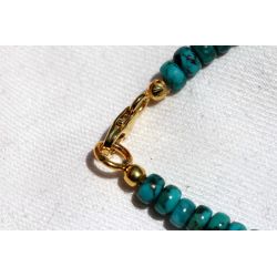 Türkis-Rondelle-Schamanen-Energiearmband (Vollkommenheit auf allen Ebenen)