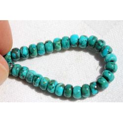 Türkis-Rondelle-Schamanen-Energiearmband (Vollkommenheit auf allen Ebenen)