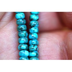 Türkis-Rondelle-Schamanen-Energiearmband (Vollkommenheit auf allen Ebenen)