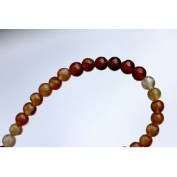 Hessonit Varietät Granat Kugeln-Energie-Armband (tiefe karmische Einflüsse)