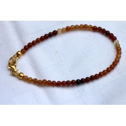 Hessonit Varietät Granat Kugeln-Energie-Armband (tiefe karmische Einflüsse)