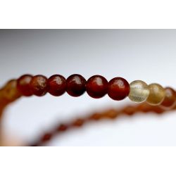 Hessonit Varietät Granat Kugeln-Energie-Armband (tiefe karmische Einflüsse)