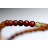 Hessonit Varietät Granat Kugeln-Energie-Armband (tiefe karmische Einflüsse)