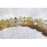 Jelly-Opal-Rondelle und Herkimer Diamanten-Energie-Armband (Helfer in der Not/Schutzstein für die Seele)