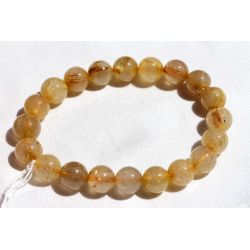 Gold-Rutilquarz Energiearmband (goldenes Licht der Weisheit)