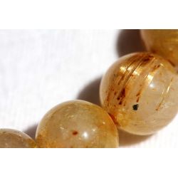 Gold-Rutilquarz Energiearmband (goldenes Licht der Weisheit)