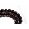 Granat Varietät Pyrop-Kugeln facettiert-Energie-Kette (Erdung / Lebenssinnfindung)