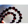 Granat Varietät Pyrop-Kugeln facettiert-Energie-Kette (Erdung / Lebenssinnfindung)