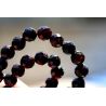 Granat Varietät Pyrop-Kugeln facettiert-Energie-Kette (Erdung / Lebenssinnfindung)