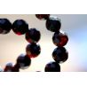 Granat Varietät Pyrop-Kugeln facettiert-Energie-Kette (Erdung / Lebenssinnfindung)