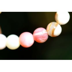 Andenopal, pink, Kugeln-Energie-Armband (Heiliger Stein / Tor zur Seele)