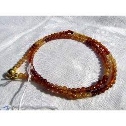 Granat Var. Hessonit-Energie-Kette (Urkraft und Selbstvertrauen)