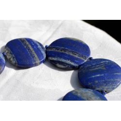 Lapis Lazuli-Scheiben-Energie-Kette (Seelenentlastung / Ur-Schwingung)
