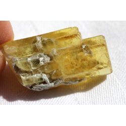Goldberyll-2-stufige-Energiekristallstufe (Wächter der Sonne)