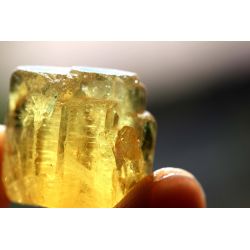 Goldberyll-Kathedralen-Energiekristallstufe (Wächter der Sonne)