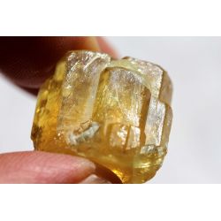 Goldberyll-Kathedralen-Energiekristallstufe (Wächter der Sonne)