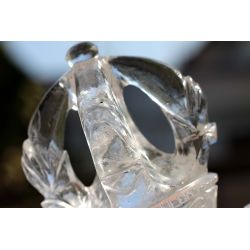 Bergkristall Doppel Dorje Energie Kristall (Schlüssel für die Zukunft)