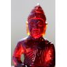Granat-Energie-Amitabha-Mini-Buddha-Gravur (Mut zum Leben)