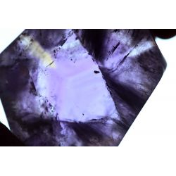 Ametrin-Trapiche-Phantom-Energie-Schamanenscheibe (Stein für Erleuchtete)