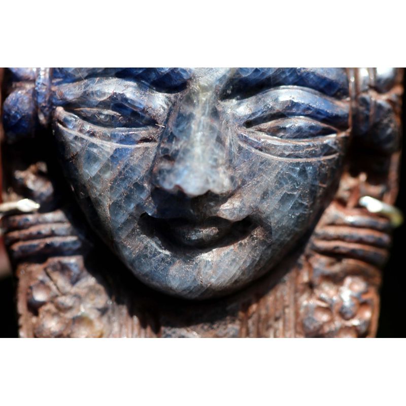 Saphir-Hathorkopf der Himmelsgöttin-Anhänger-Erinnerung an alles, was im Sonnensystem ist