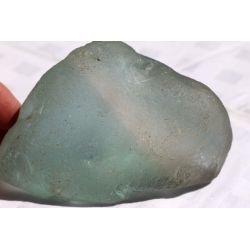 Sehr großer Topas, grünlich + himmelblau-natur-Phantom, Energiekristall aus Tadschikistan