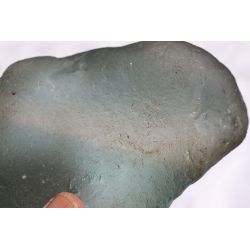 Sehr großer Topas, grünlich + himmelblau-natur-Phantom, Energiekristall aus Tadschikistan