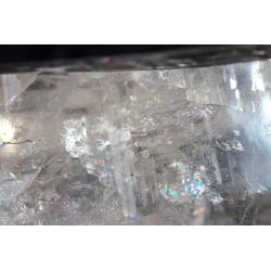 Medialer 7/3-Doppelender-DEVA Rainbow-Laser-Energie-Bergkristall öffnet den Zugang in die Parallelwelt