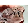 geätzte Morganit-Trigonic-Energie Kristallschollen mit Verdelith (Engelsstein)