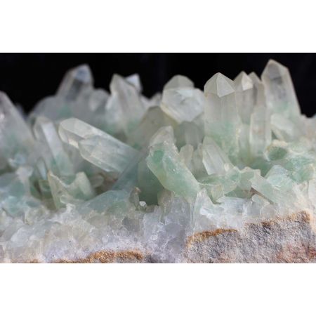 Bergkristall-Fuchsit-Stufe